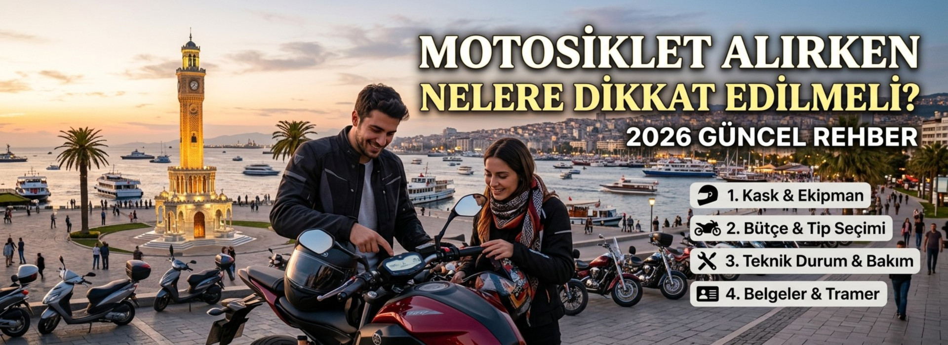 Motosiklet Alırken Nelere Dikkat Edilmeli? 2026 Güncel Rehber